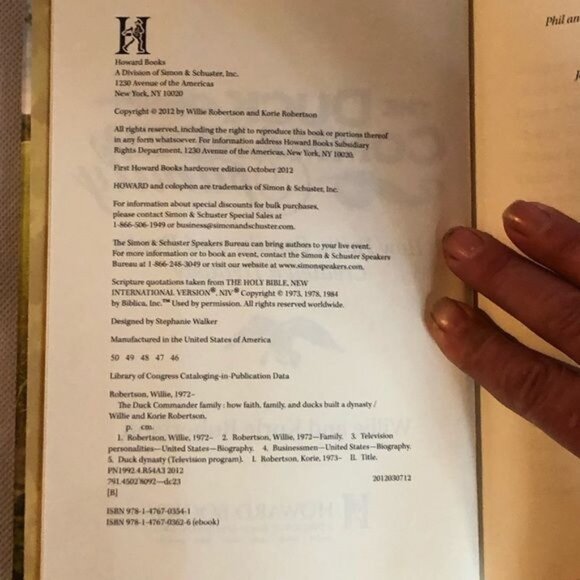 The duck commander family 2012 hardcover book dust cover READ - Picture 6 of 8